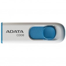 Флеш-пам'ять 32 GB A-Data C008 USB2.0 white/blue 9666