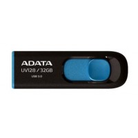 Флэш-память 32GB  A-Data  AUV 128 USB3. 2 black / blue