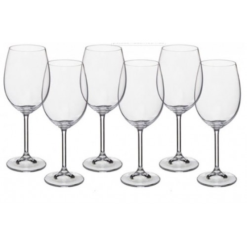 Набор бокалов стекло  Bohemia. Colibri (6 шт) 450 мм вино (8) 4S032 / 00000/450