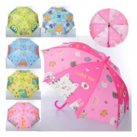 Парасолька дитяча тростина Тварини 69 см, шпиця 54 см,d-94 см, свисток (60) МК4130  