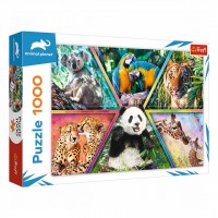 Пазли Trefl 1000 елементів Країна тварин  