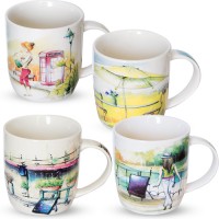 Чашка керамічна 360 мл Місто S&T (12) (48) №218-04   