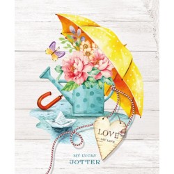  Блокнот B6 64 листа клетка интегральная обложка, матовая ламинация, УФ-лак Мандарин (10) №БК273/9/19278/4895