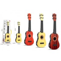 Гітара 41,5см,4 струни,3 кольори,в кор-ці,14,5х45х5,5см 333-017A(48)
