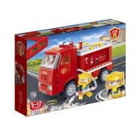 Конструктор Banbao Пожежники,пожежне авто,112дет. 7116(24)