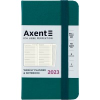 Еженедельник A6 Axent датированный 2025 Pocket Strong малахитовый 8508-22-31 A