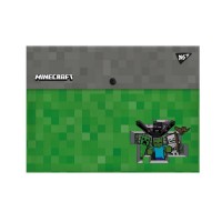 Папка-конверт "Yes" №492082 А4 Minecraft на кнопці(12)