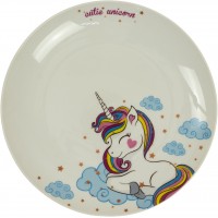 Тарілка десертна керам. Cutie Unicorn 20,3см 75001238/Галерея/(12)