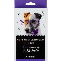 Пластилін Kite Dogs 12 кольор. 200гр воск. K22-086(60)