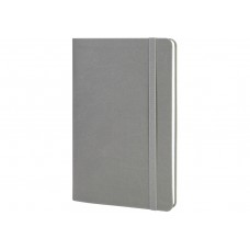 Діловий записник А5 128арк. лін. Vivella на резинці,сірий №O27104-10/Optima/(30)