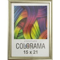 Фоторамка LA-NEW Colorama 15х21 45 white gold(24)