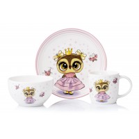 Сервіз дитячий 3предм. Ardesto Princess owl AR3453OS(6)