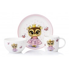 Сервіз дитячий 3предм. Ardesto Princess owl AR3453OS(6)