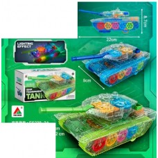 Танк 22см,шестерені,їздить,на бат-ці,звук.,в кор-ці,18,5х10х9см №FS238-3A(18)