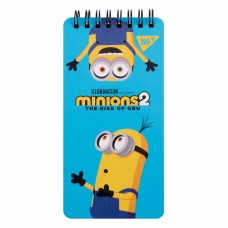 Блокнот пруж. верх. подв. A6 60арк. лін. Minions 151768/Yes/(30)(60)