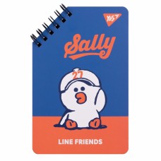 Блокнот пруж. подв. A6 60арк. лін. Line Friends Sally 151756/Yes/(1)(30)