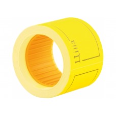 Цінник клейкий в рул. Economix Ціна 50х40мм 100шт жовтий E21307-05(5)(200)