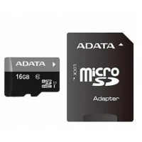 Карта пам'яті 16 Gb Micro-SDHC A-Data Premier (adapter) R-50 Mb/s, class10 4043