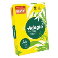 Бумага цветная А4 80 г/м2  интенсив REY Adagio Yellow 66 желтая (10)