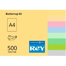 Папір кольоровий А4 80 г/м пастель REY Adagio Buttercup 02 жовтий (10)  