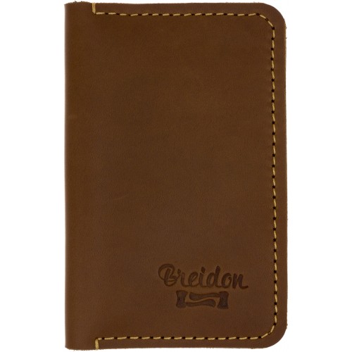 Портмоне Small кожа светло-коричневое / Breidon /