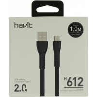 Кабель USB > Type-C Havit HV-H612 1м black