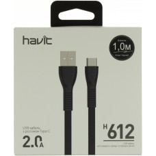 Кабель USB > Type-C Havit HV-H612 1м black