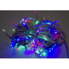 Гірлянда електрич. вулична 100LED Multicolor,білий провід. L-10м d-3,3мм 1432-54(20)