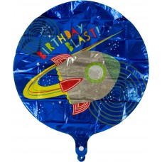 Кулька повітряна плівка кругла Birthday. Космос А0400  