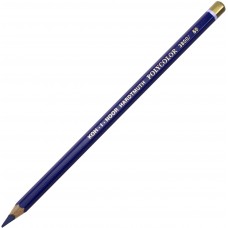 Олівець кольоровий Koh-i-noor Polycolor художній permanent blue / стійкий синій (12) 3800 / 55