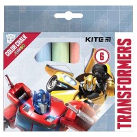 Крейда кольорова Kite 6 кольорів Jumbo Transformers (20) (120) TF21-073