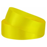 Стрічка сатін Maxi 2,5 смх22 м жовта (8) MX62214-15  