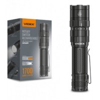 Ліхтар акумуляторний портативний Videx 1700 lm, 6500 K, LED 5 режимів VLF-A156R