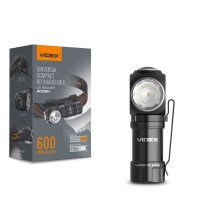 Ліхтар налобний акумуляторний Videx 600 lm, 5700 K, LED 3 режими VLF-A055H