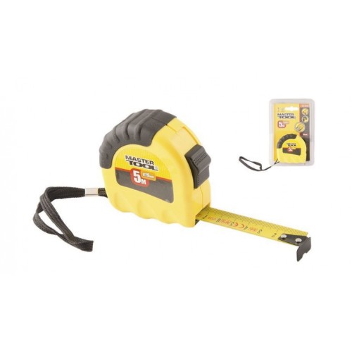 Рулетка Master Tool Shiftlock нейлонове покриття 5мх19мм 62-5019