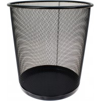 Корзина для паперу Leader PS09/Z013/613400 середня металева чорна