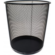 Корзина для паперу Leader PS09/Z013/613400 середня металева чорна