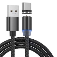 Кабель USB > Type-C Havit HV-CB6164 магнітний 1м black 8334