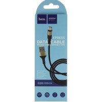 USB-кабель > microUSB HOCO X26 1 м black/gold