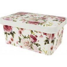 Коробка-бокс Qutu Style Box Rose Pink с крышкой 5 л 93034
