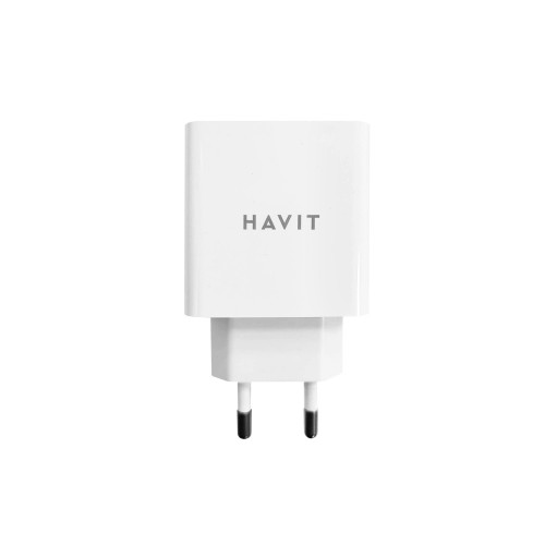 Зарядний пристрій Havit USB швидка зарядка 3.0, white HV-UC1015  