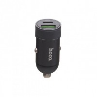 Зарядний пристрій автомобільний Hoco швидка зарядка 1USB 4,5A 20W black Z32B  