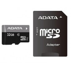 Карта памяти 32 Gb Micro-SDHC A-Data Premier R-100 Mb/s адаптер class10 A1 1926