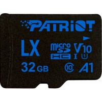 Карта пам'яті 32 Gb Micro-SDHC(UHS-1) Patriot LX series class10 7974  