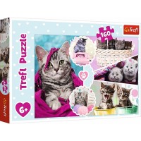Пазли Trefl 160 елементів Милі кошенята  