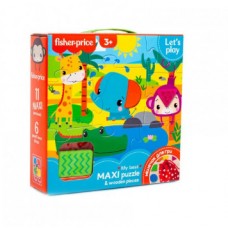 Пазли Fisher Price. Maxi puzzle & wooden pieces VT1100-01  