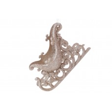 Украшение пластиковое Санки 13 см шампань Bonadi (30) 788-879