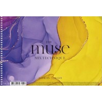 Альбом для малювання на пружині 20 аркушів A4 Muse MixTechnique (1) (36) PB-SC-020-314 Школярик