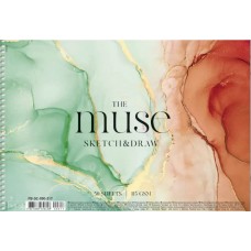 Альбом для ескізів на пружині 50/115 A4 Muse картон (1) (36) PB-SC-050-317 Школярик