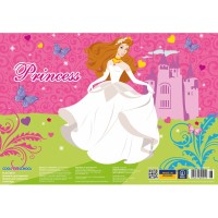 Килимок для дитячої творчості CoolForSchool Fairy-tale Princess A3 пластиковий миючий (8) (160) CF69001-06